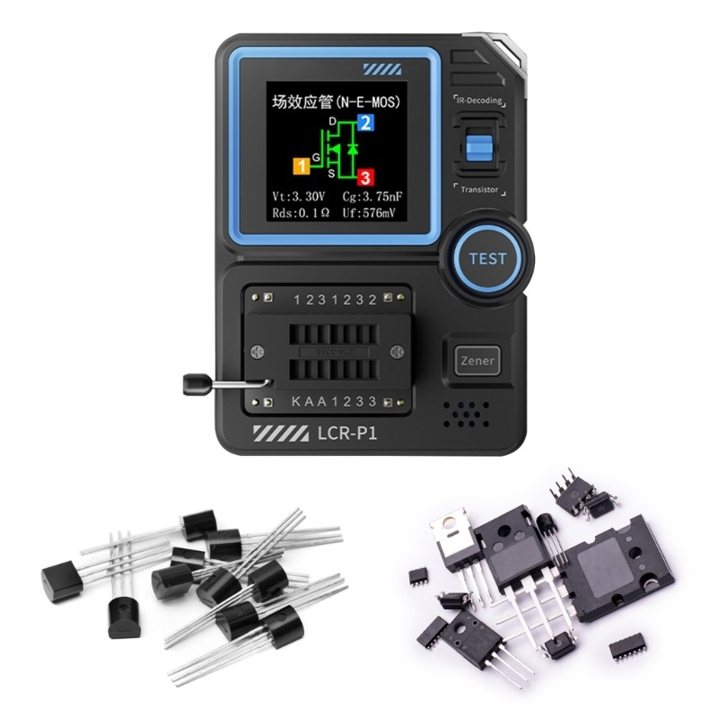 Multimeter Diode Triode Capacitance Resistance Inductance Battery Tester