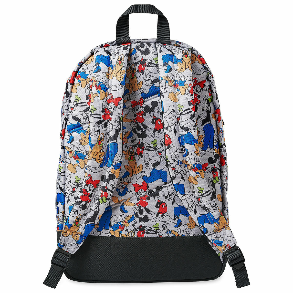 NWT Disney Store Mickey Mouse Backpack School Adult Minnie, Goofy, Donald, Pluto