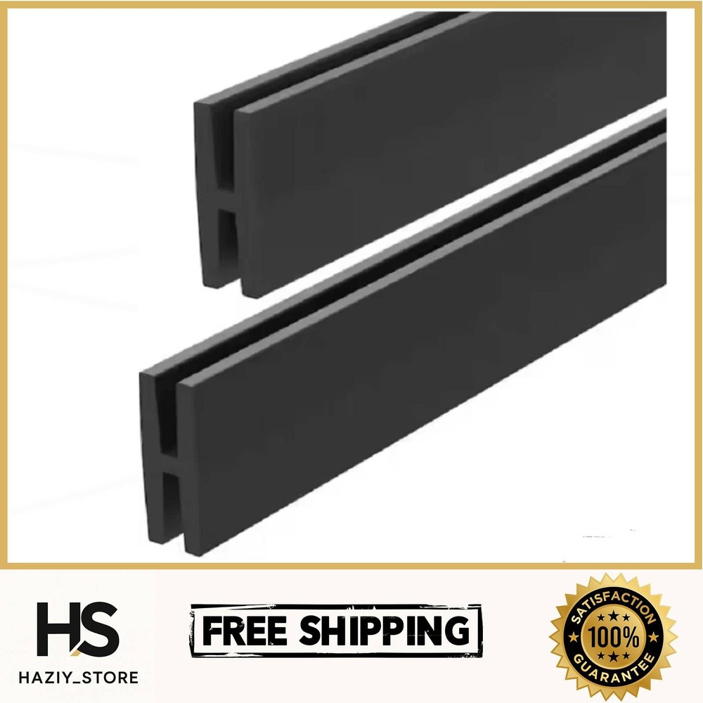 4 Ft. Black Vinyl Lattice Divider (2-Pack)