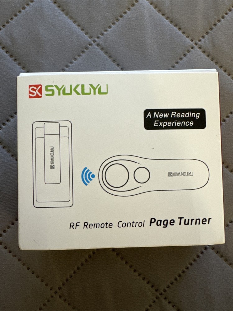 Syukuyu RF Remote Control Page Turner for Kindle/Tablet/e-Book Reader