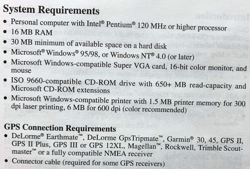 DeLorme Hunt 'n' Map Hunting plan software Genuine!