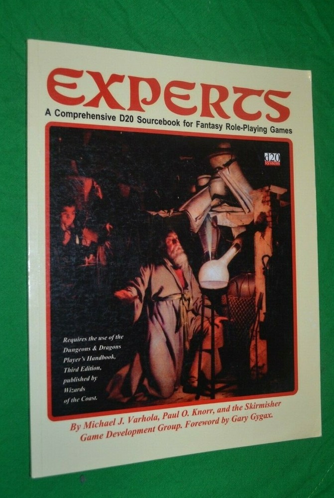 Experts d20 Sourcebook OOP Dungeons & Dragons