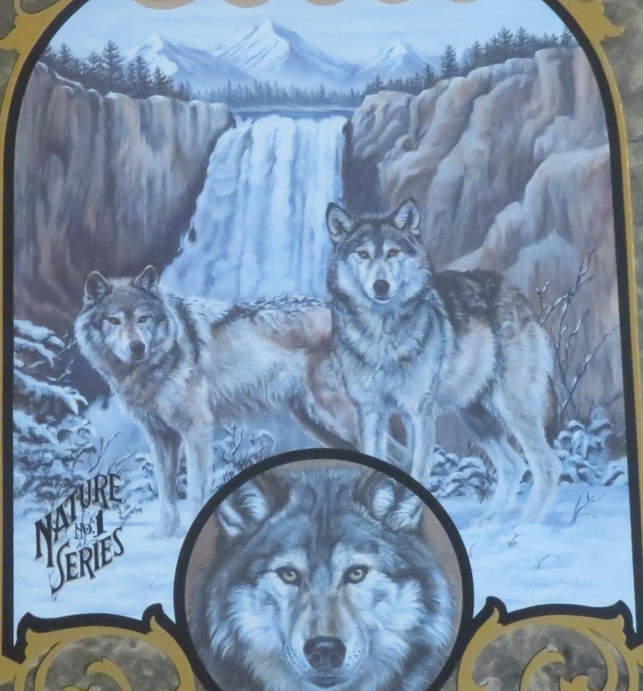 TIMBER WOLF - Coors beer Mirror