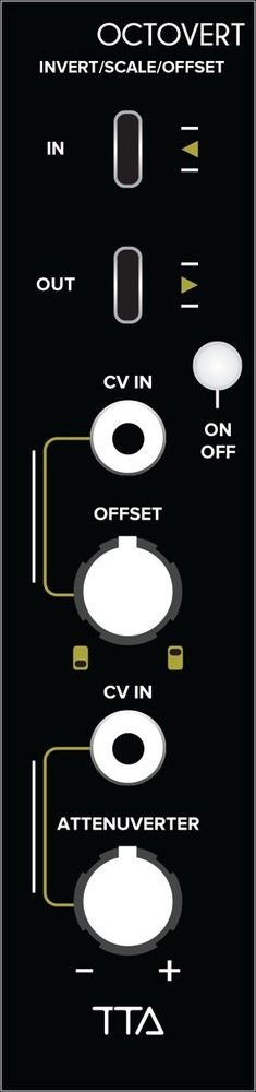 Tiptop Audio Octovert CV Processor Eurorack Synth Module, Black