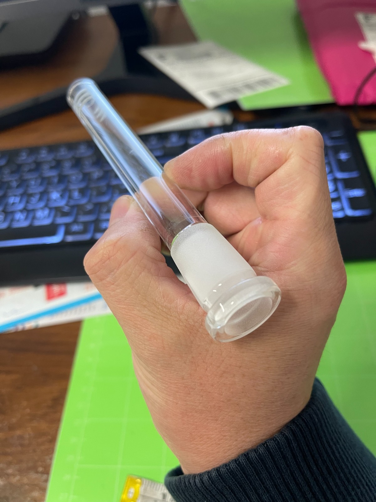 5inch x4Pack Hookah Water Filter Pipe Glass Bong Downstem fit for 8/9/10/12 Bong