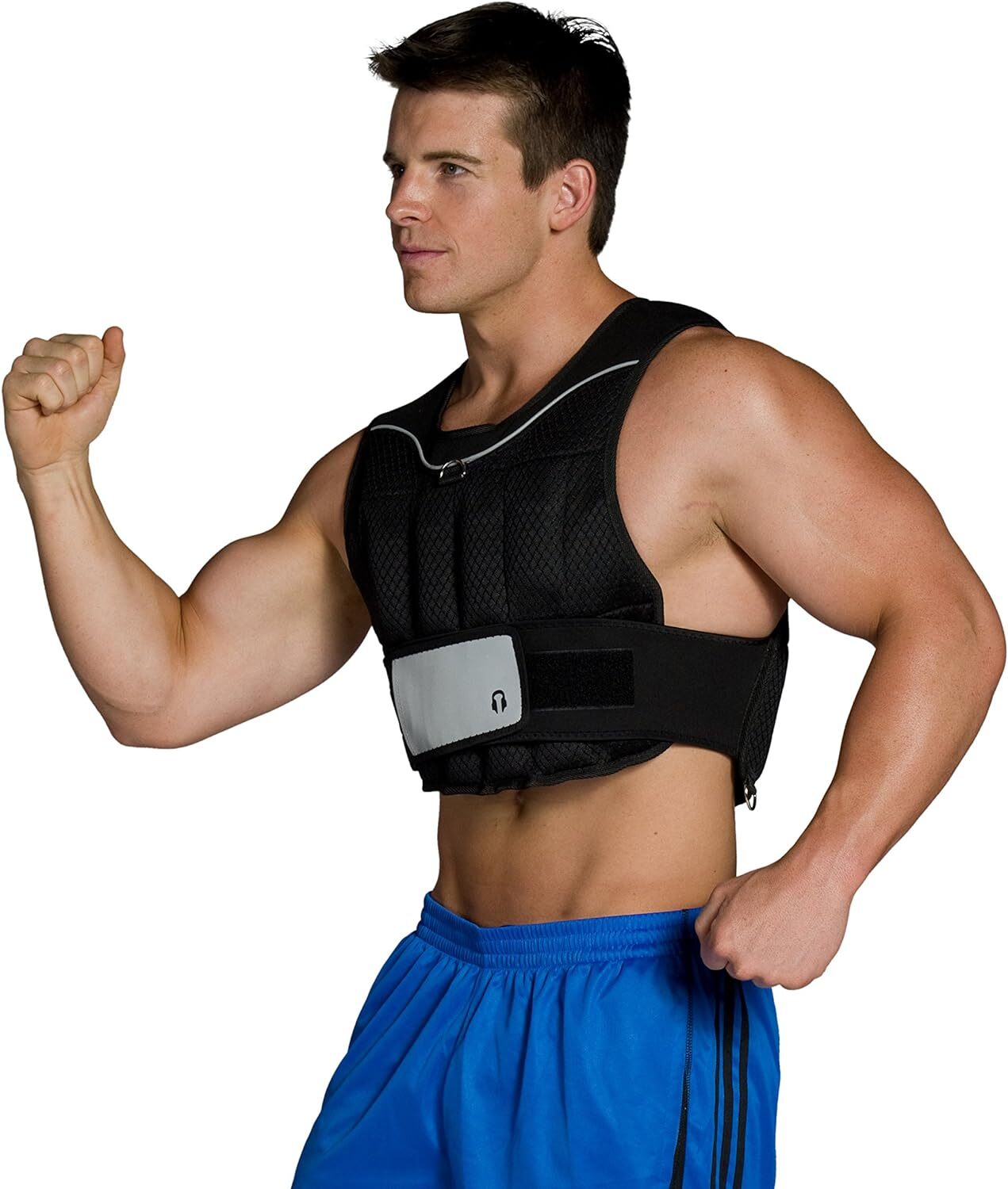 (Hhwv-cb020c) Adjustable Weighted Vest, 20-Pound,20 Pound, Black