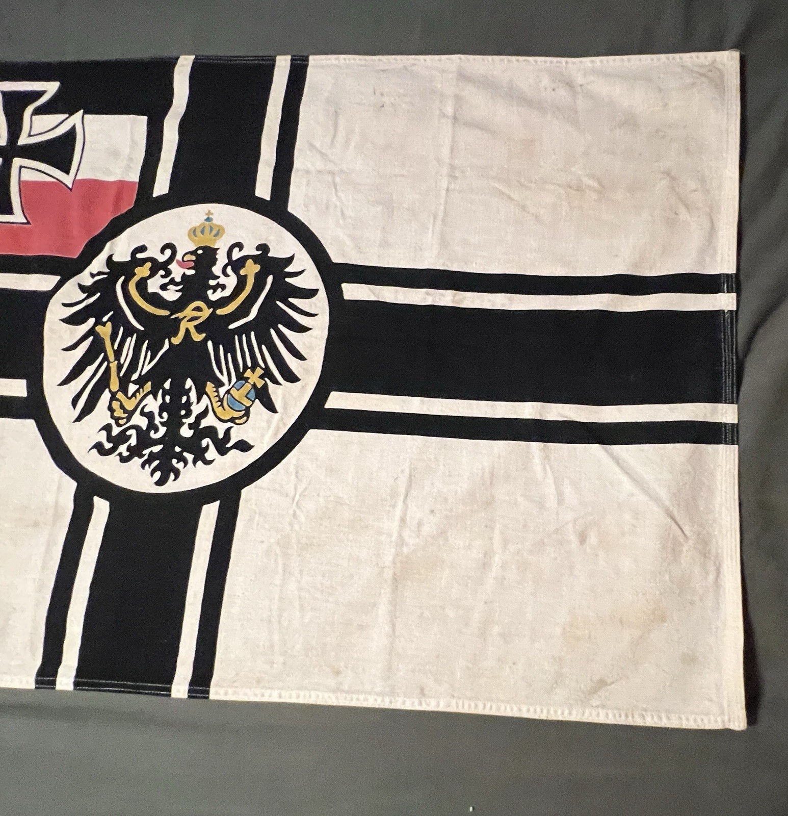 WWI Germany Imperial Naval War Flag w/ Maltese Cross 60x90 Reichskriegsflagge