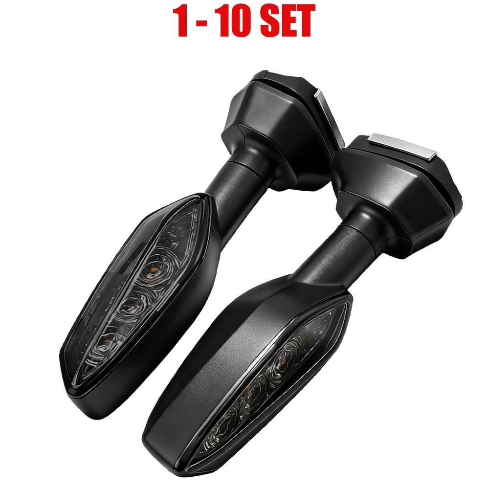 Smoked Lens 2-20X Turn Signal Tail Light Amber Fit KAWASAKI Z 125 PRO 2015-2020