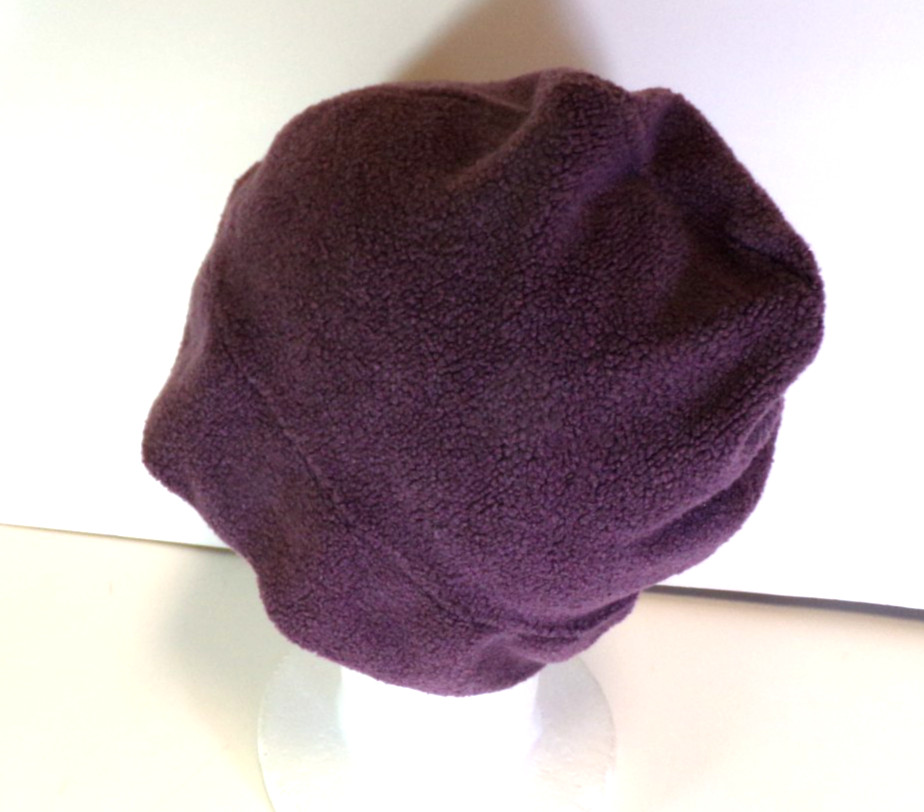 SOLID LAVENDER BERBER E FLEECE BEANIE / SKULL CAP WINTER HAT STRETCHY h88cr