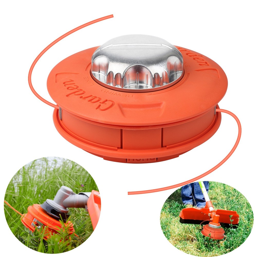 Universal Replace Lawn Trimmer Head for Weed Wacker, Garden Grass Cutting Tools