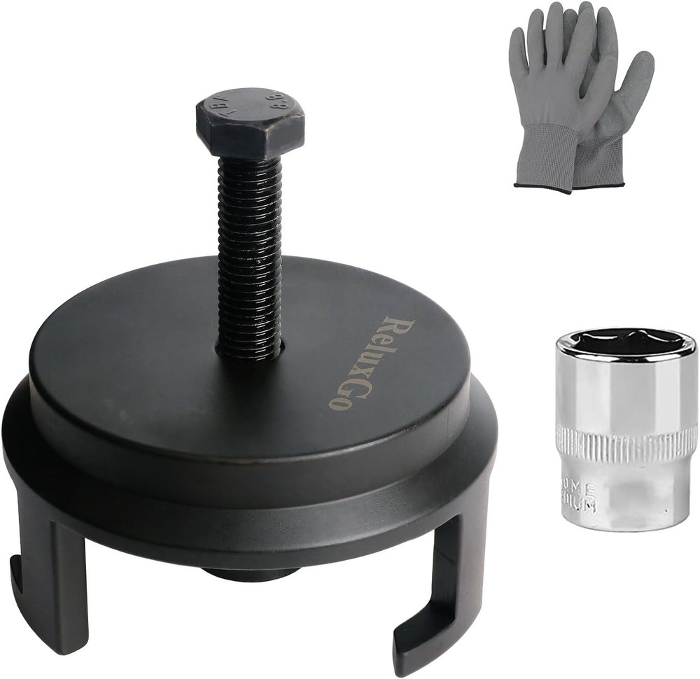 For GM LS Harmonic Balancer Puller 25264 Crank Pulley Puller with 22mm Socket, A
