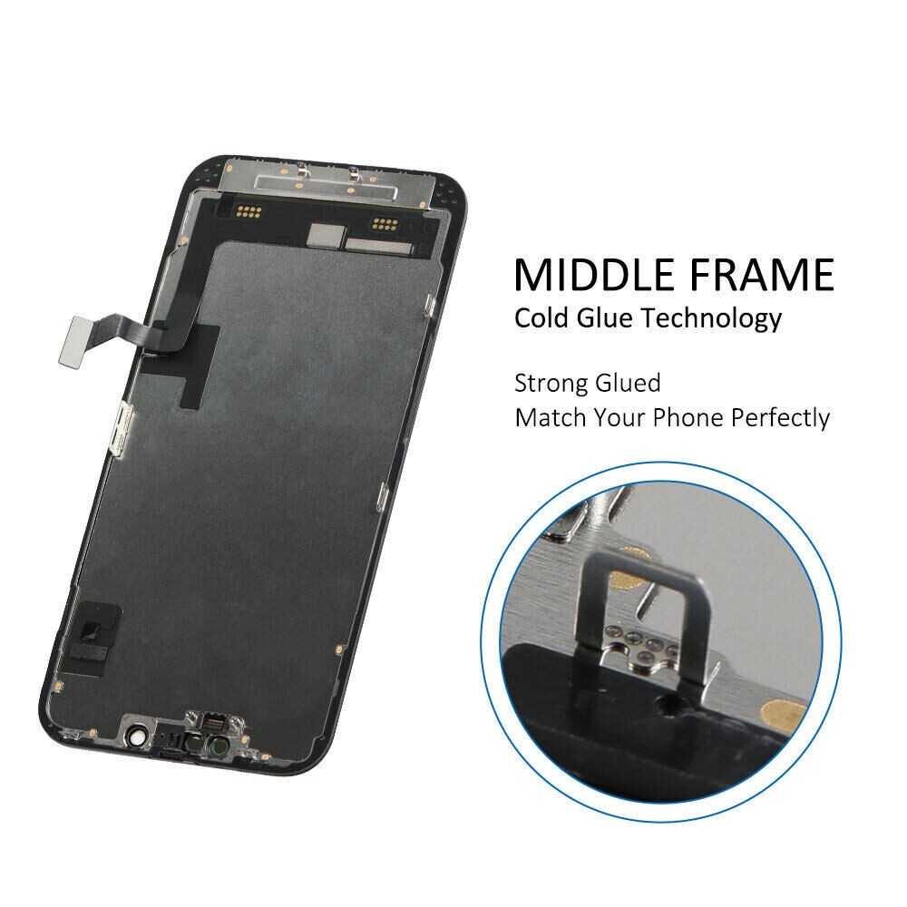 US For iPhone 14 Display LCD Touch Screen Digitizer Assembly Frame Replacement