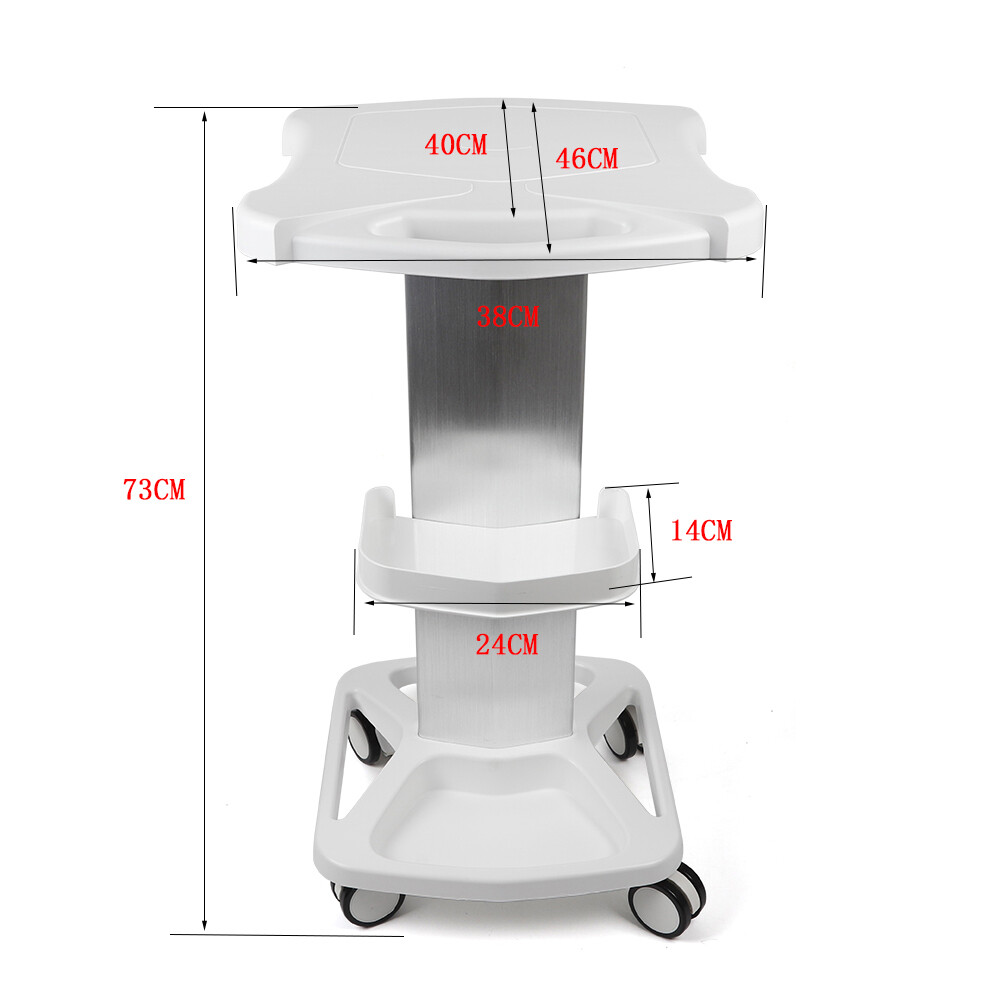 Dental Trolley Medical Cart Steel Mobile Tool Cart Swivel Caster