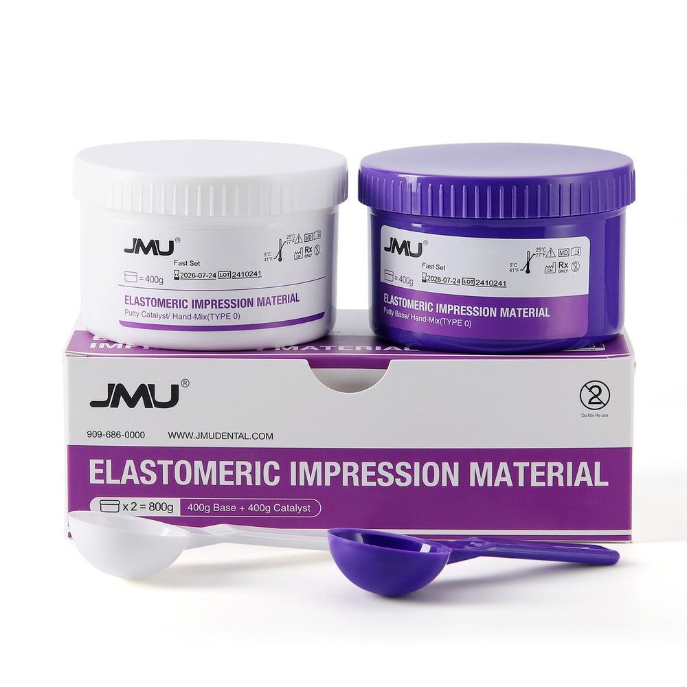 JMU Dental Putty Regular/Fast Set PVS VPS Impression Material Base+Catalyst