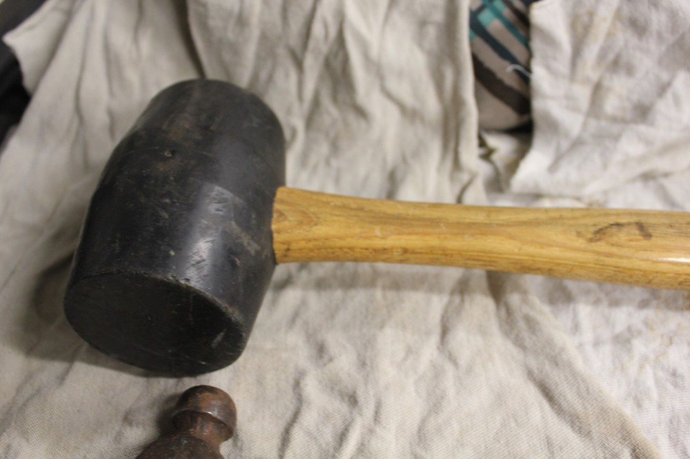 Mac Tools Rubber Mallet RM32 & Ball Peen Hammer
