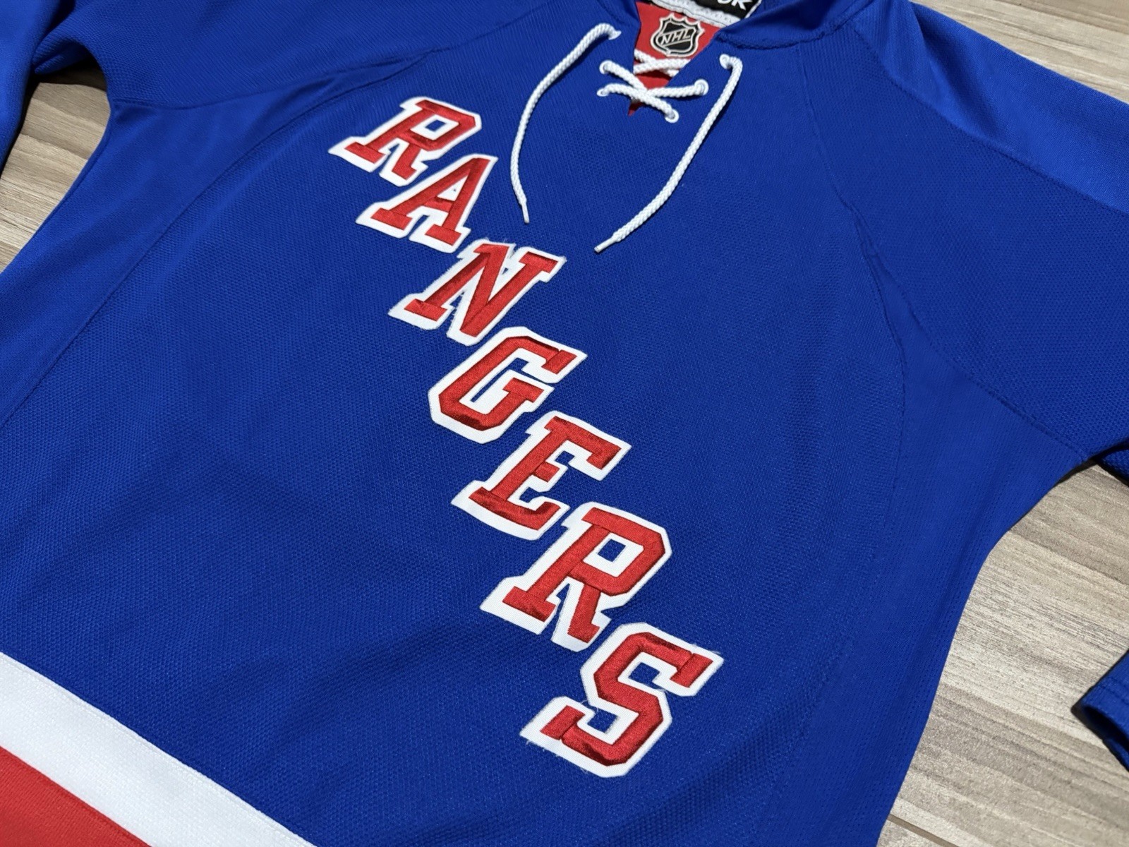 Size M - New York Rangers Henrik Lundqvist Reebok Replica Jersey Blue