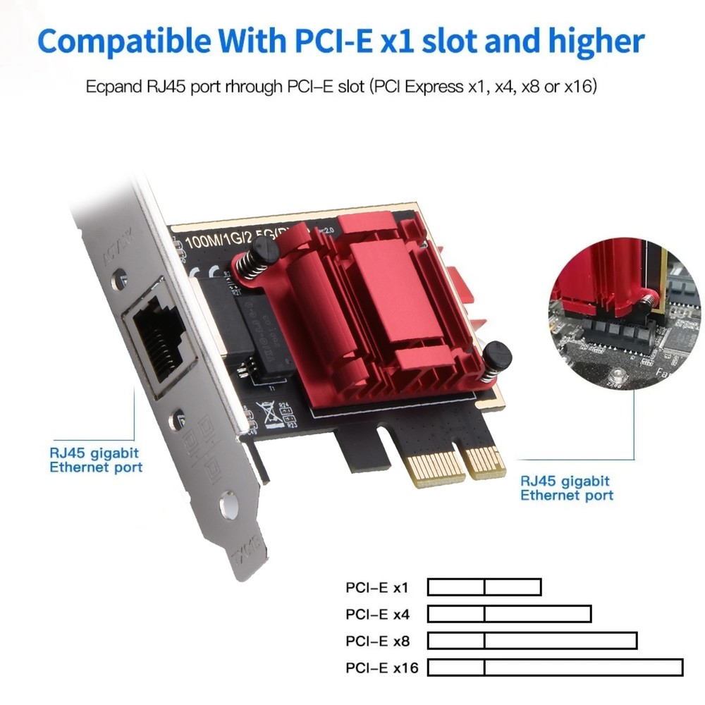 Network Card Computer Accessory For Win Versatile PCI Express Slot Compatibility