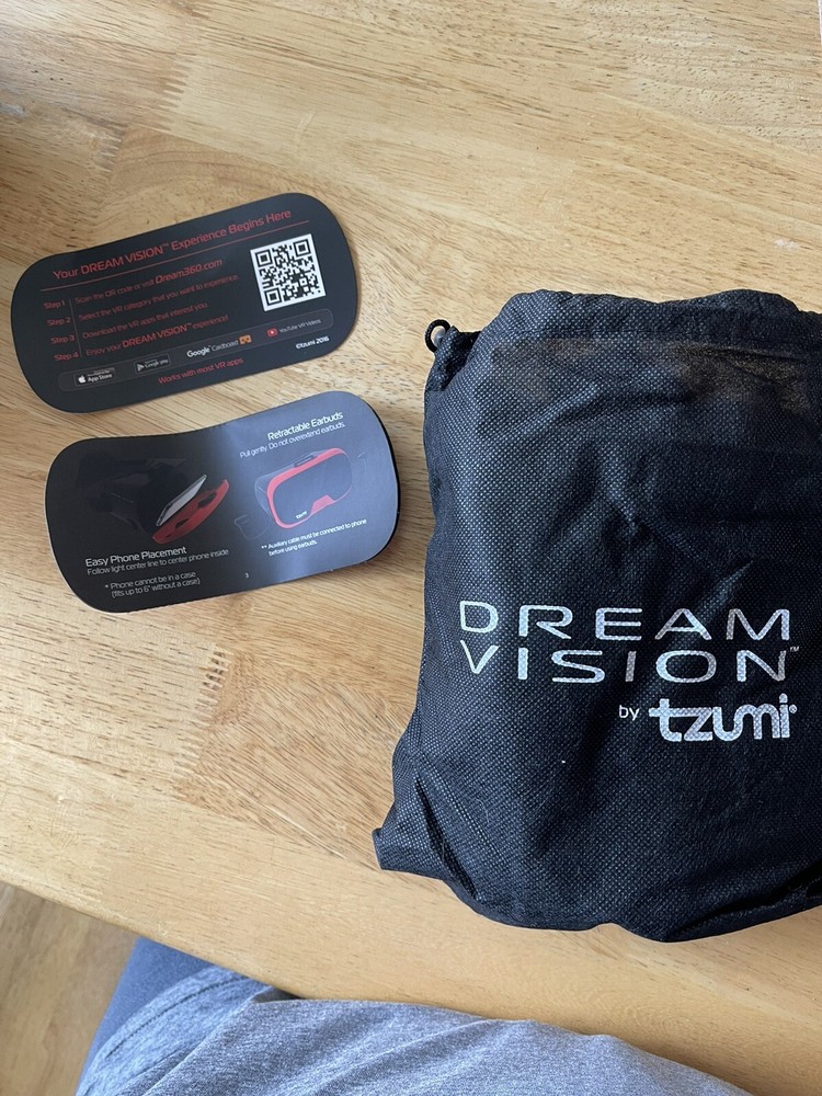 DREAM VISION VIRTUAL REALITY SMARTPHONE HEADSET NEW OPENED BOX