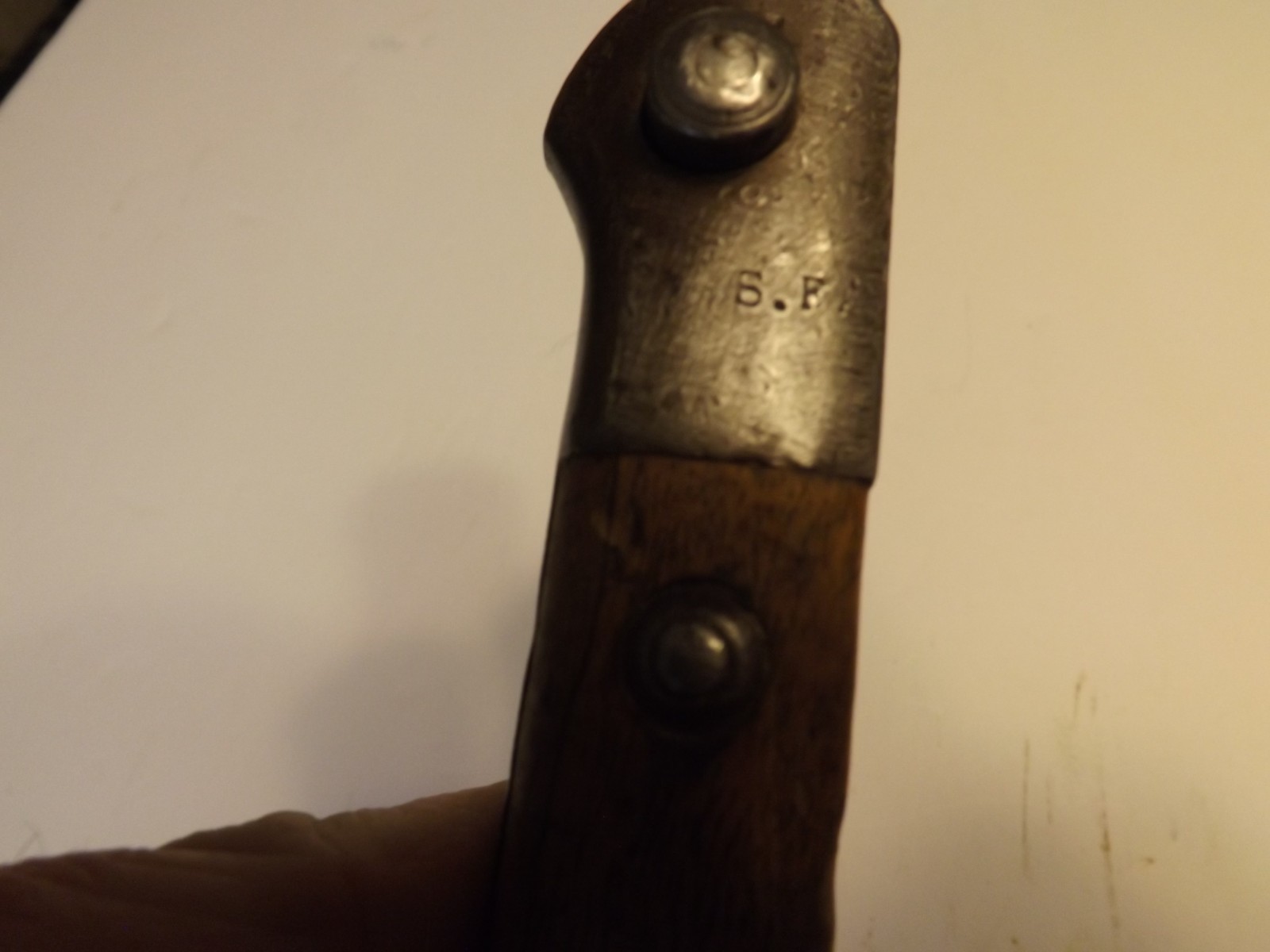 Vintage WWII M-1935 Turkish Mauser Bayonet with Metal Scabbard-VG