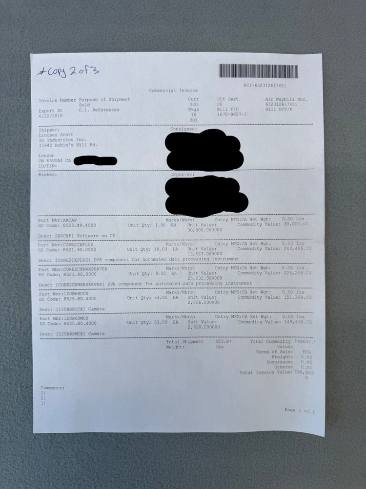 IO Industries DVR Express CORE 2 CXPLUS – Multi-Camera Recorder Module – Tested