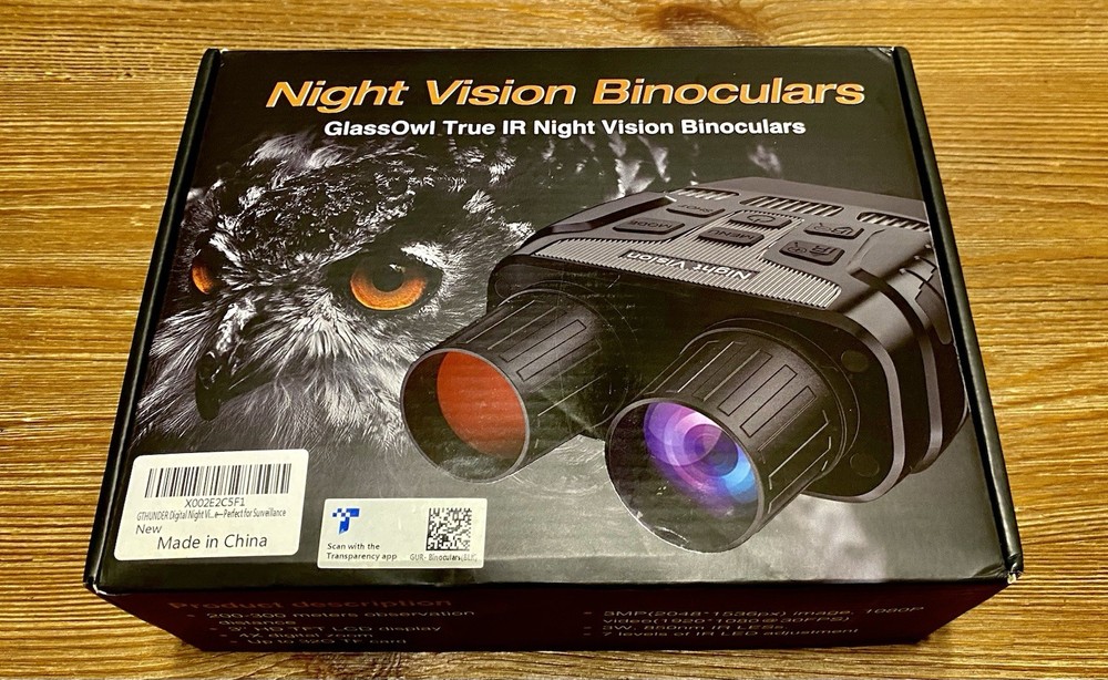 GlassOwl Night Vision Binoculars