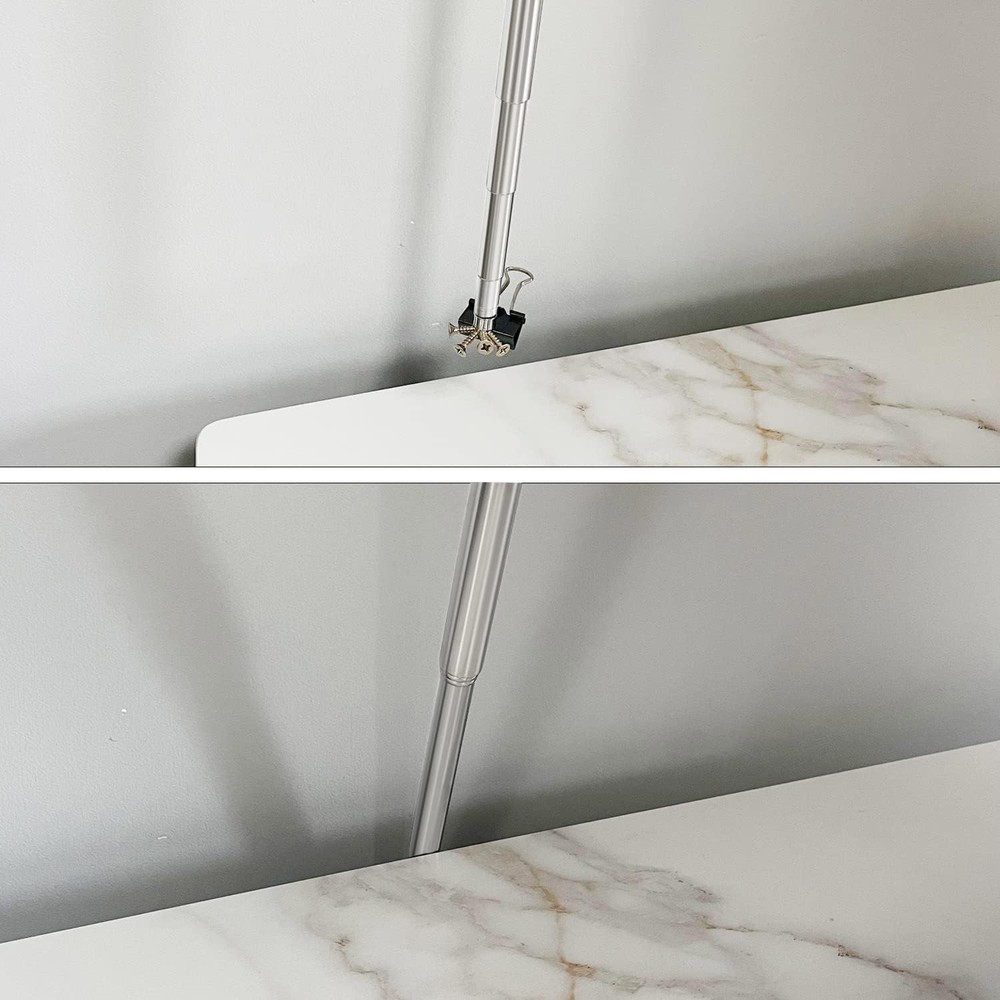 Telescoping Pole Magnetic Pickup Grabber Tool with Hook