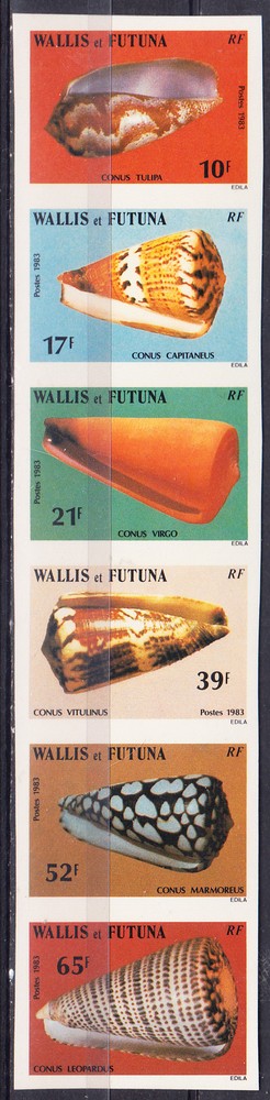 W WALLIS & FUTUNA 0303v-314v (1) STR SEA SHELLS