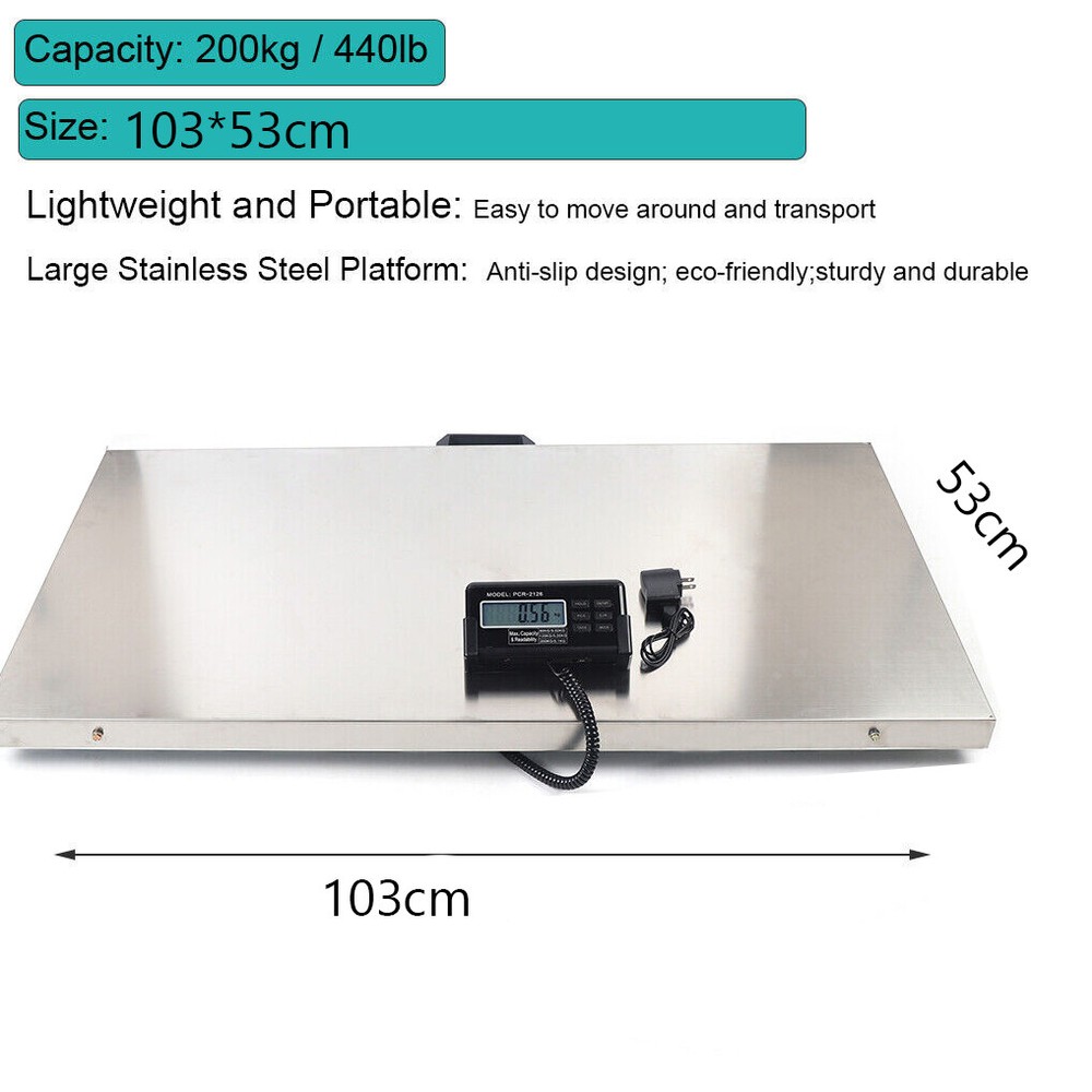 Digital Livestock Dog Scale Large Scale 103*53cm Tare Function Scale Over-Load