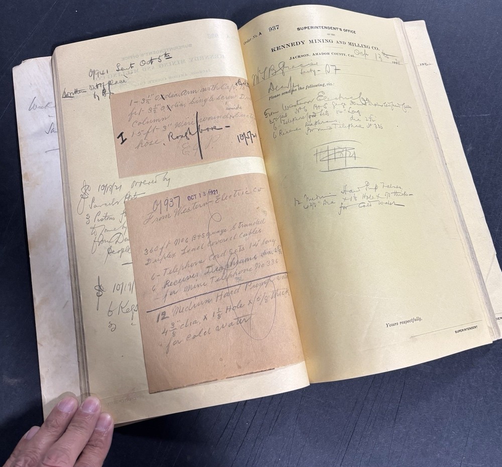 1920s 1940s Mining Papers Powder Box