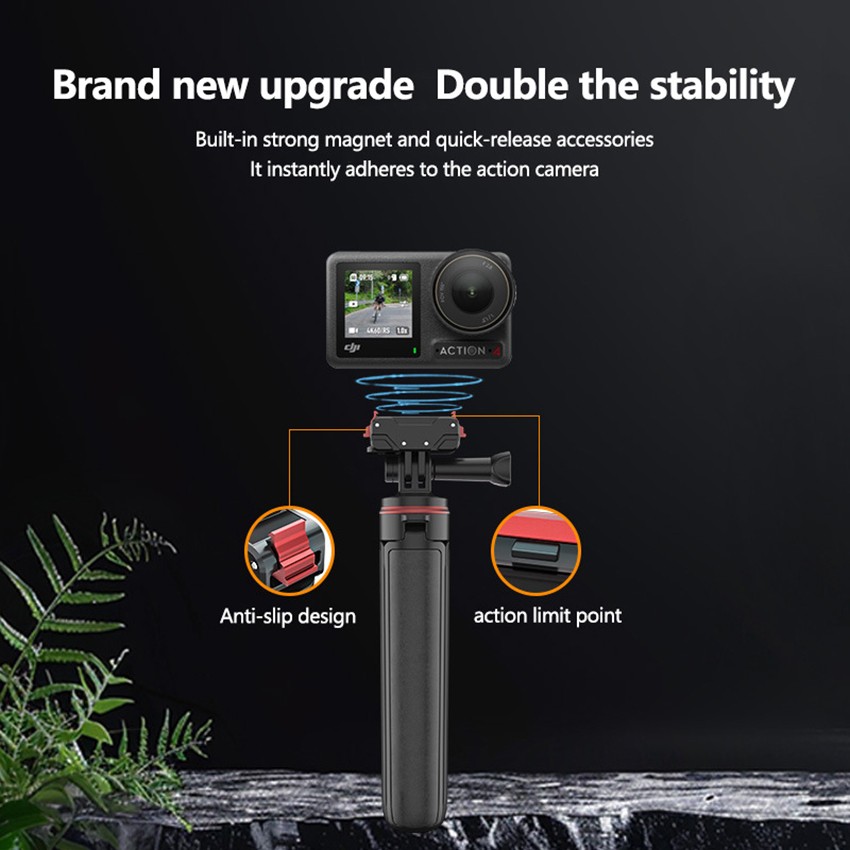 Magnetic Quick-Release Plastic Base Magnetic Base for DJI Action3 / 4 / 5 Pro