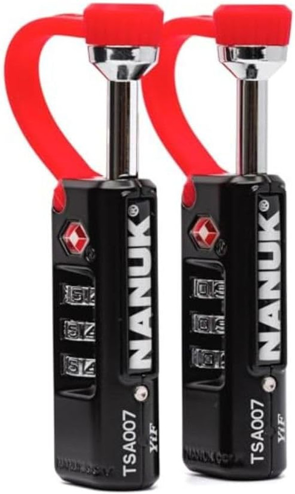 TSA Approved Locks 2-Pack – Durable, Secure Travel Case Lock with Cut-Resistant