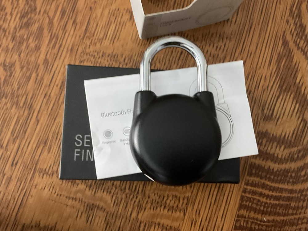 Fingerprint Padlock Bluetooth Security Print
