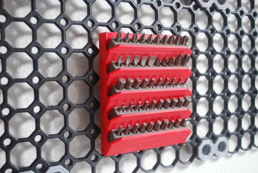 Bit Holder  for Pegboard Multiboard Skadis