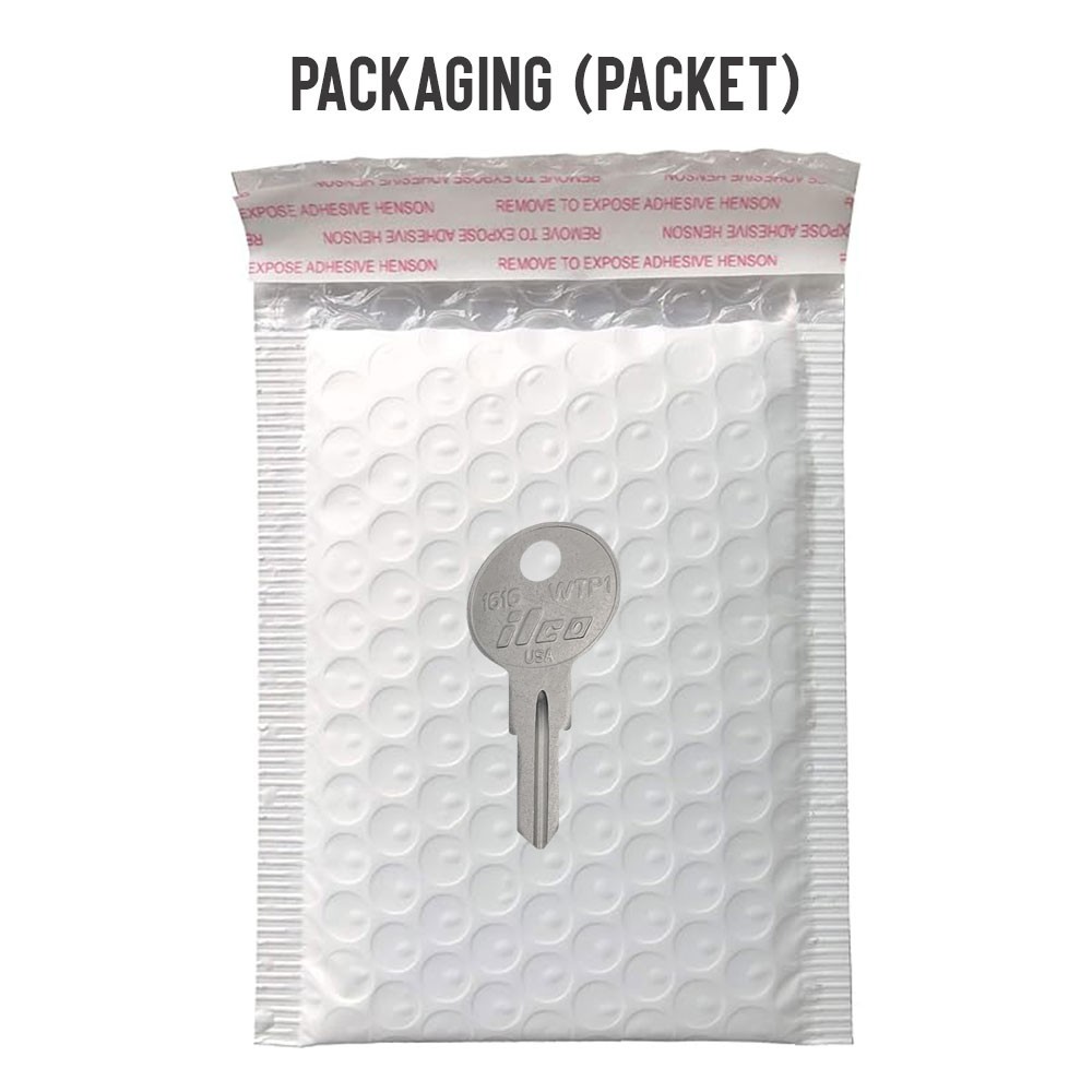 WTP1 / 1616 Key Blank Nickel