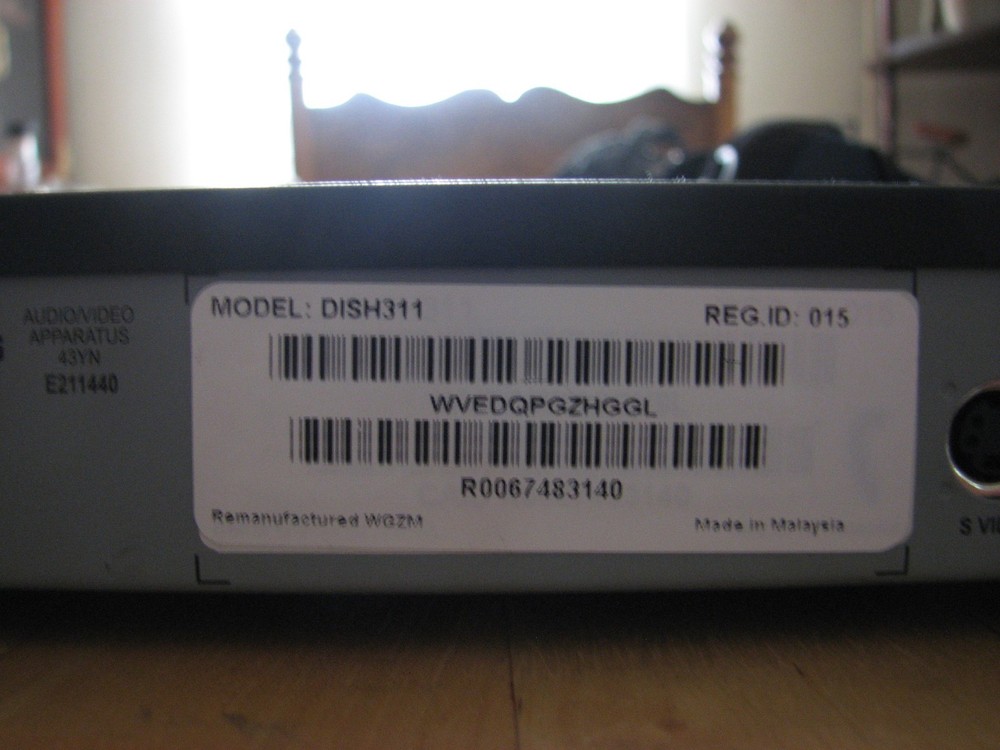 Dish Network satellite receiver DISH311  Model DE01,DE04, DE06 mpeg 2