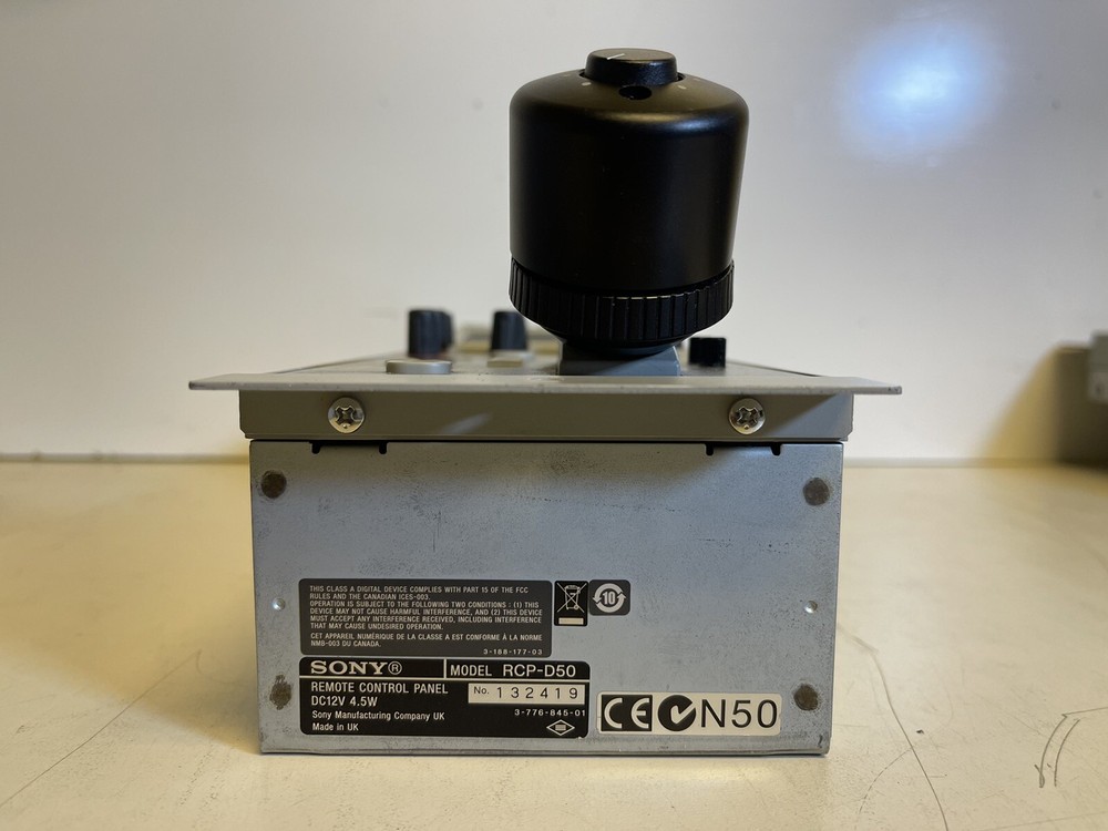 Sony CCU-TX50 Camera Control Unit W/ RCP-D50 Remote