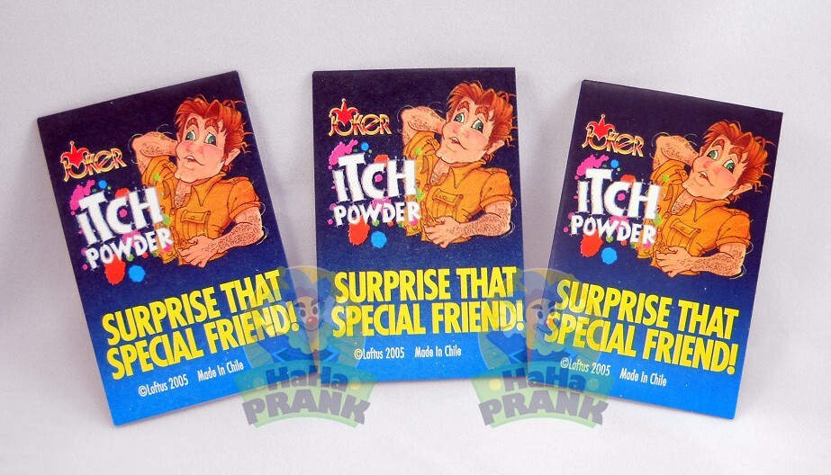 3 Packs of Itching Itch Powder - Give someone the special gift of intense Itch!