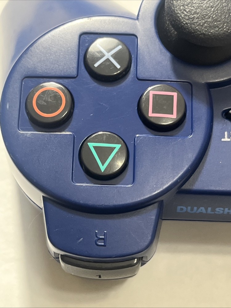 Sony PS3 DualShock 3 Wireless Controller – Deep Blue OEM Original Tested