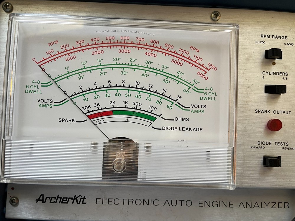 Vintage ArcherKit Auto Engine Analyzer RADIO SHACK