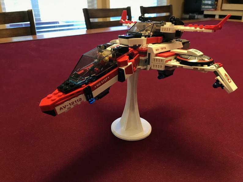 Flight/Display Stands (Brick System Compatible - Various Styles) - 3D Printed