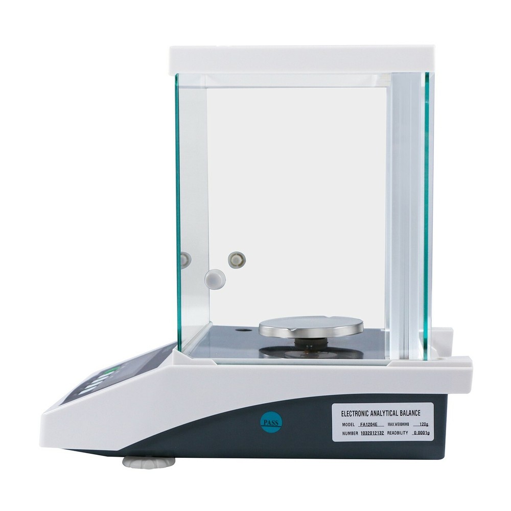 U.S. Solid Analytical Balance 220 x 0.0001 g 0.1mg Electronic Precision Scale