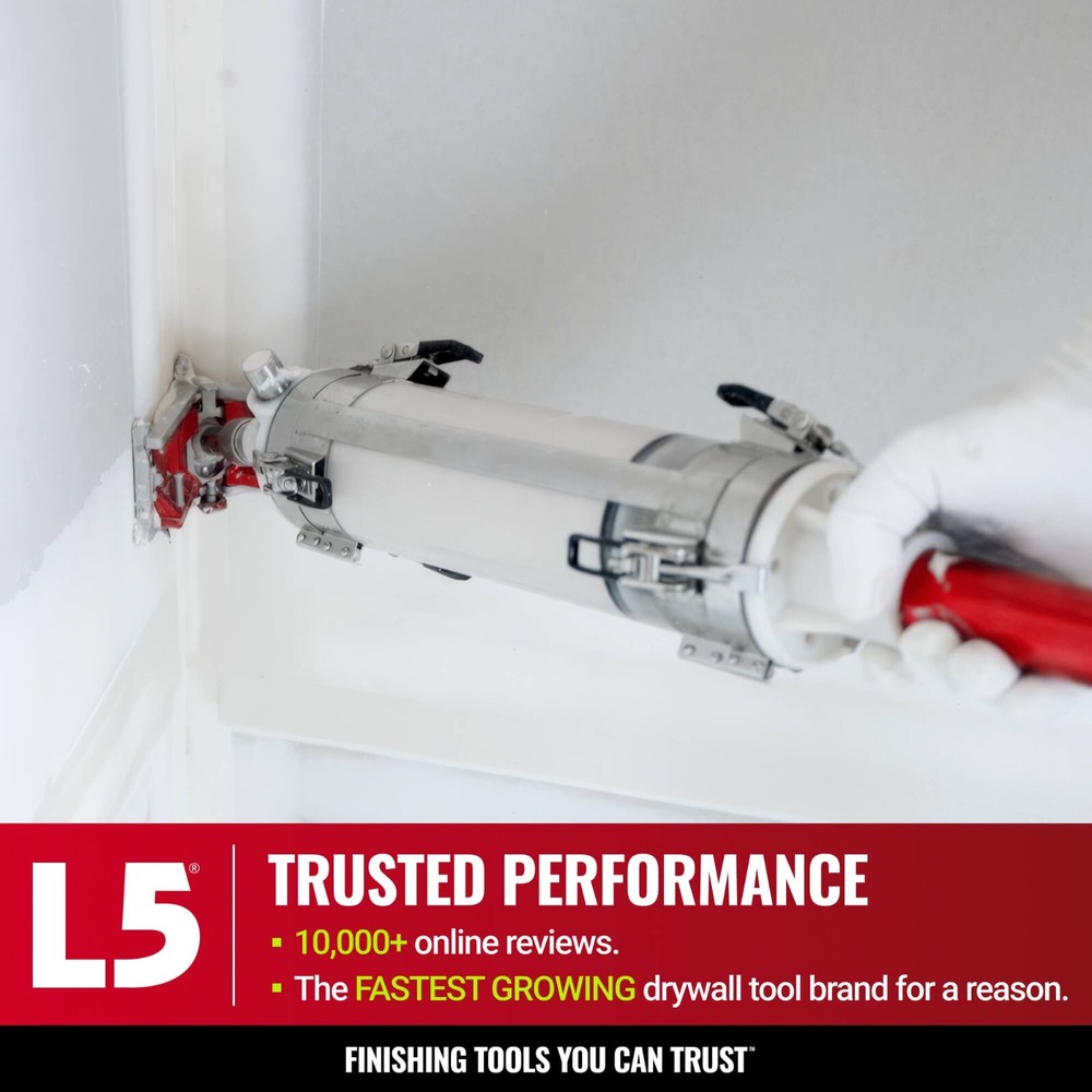 LEVEL5 Drywall Taping Tools | MEGA Boxes, Auto Taper, Pump + MiniShot | 4-671P