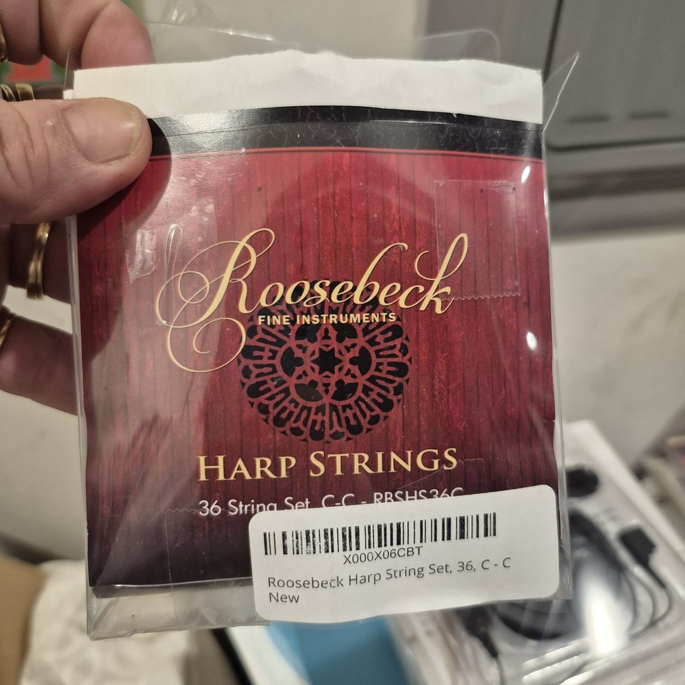 NEW ROOSEBECK CROSS STRUNG HARP NYLON REPLACEMENT EXTRA STRINGS SET