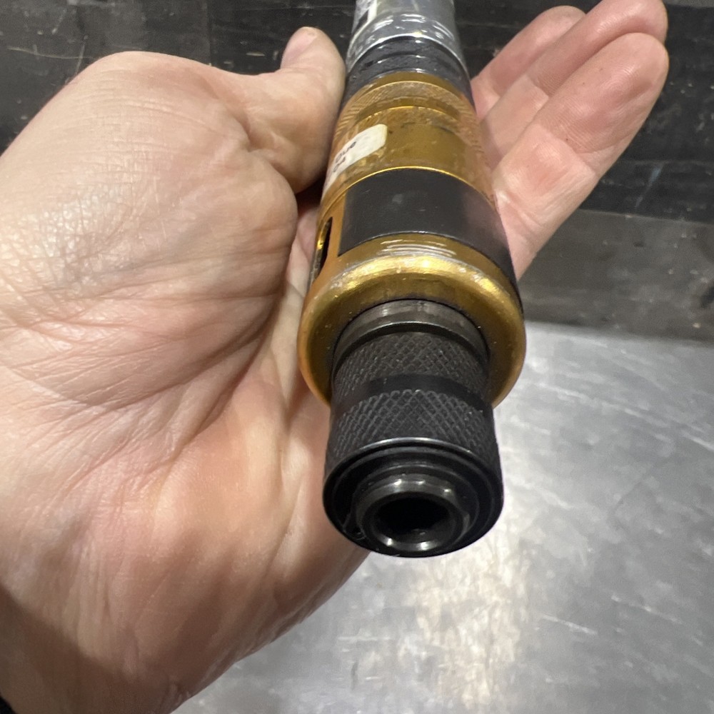 Cleco 5RSA-7BQ Push Button Reverse Air Inline Pneumatic Screwdriver Used 3