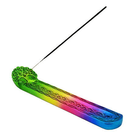 Multi Colored Tree of Life Incense Burner