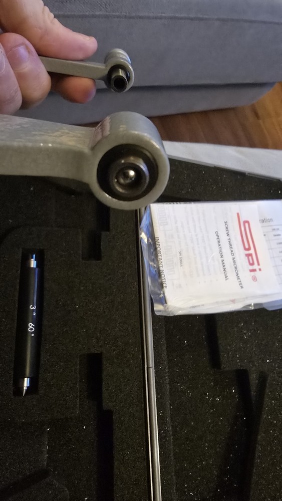 SPI 3 to 4" Range, Mechanical Screw Thread Micrometer Ratchet Stop 260406