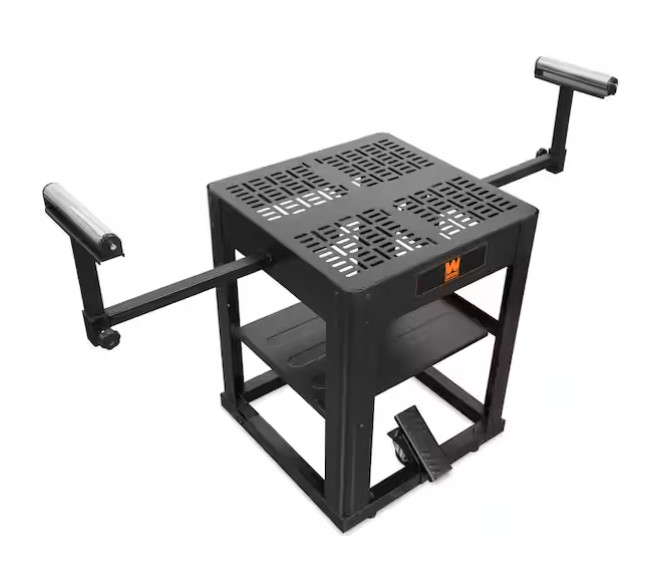 Multi-Purpose Rolling Planer & Miter Saw Tool Stand W/ Extension Rollers