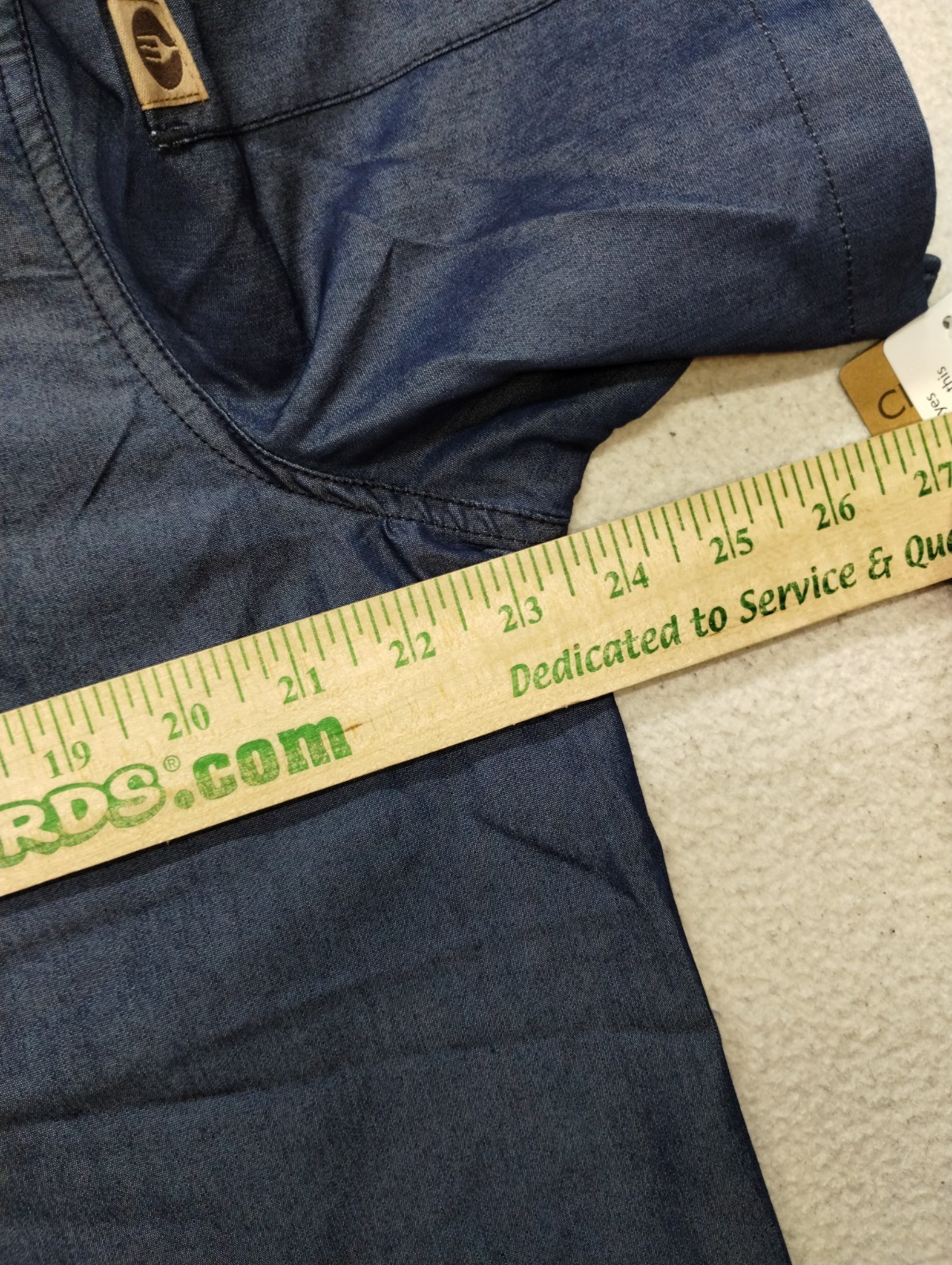 NEW Chef Works Urban Collection Short Sleeve Shirt Large Men Blue Restaurant NWT