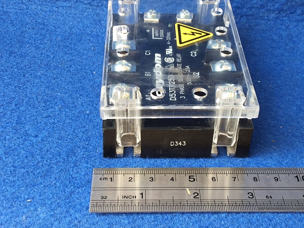 Crydom D53TP25D 3 Phase Solid State Relay 530V 25A 4-32VDC