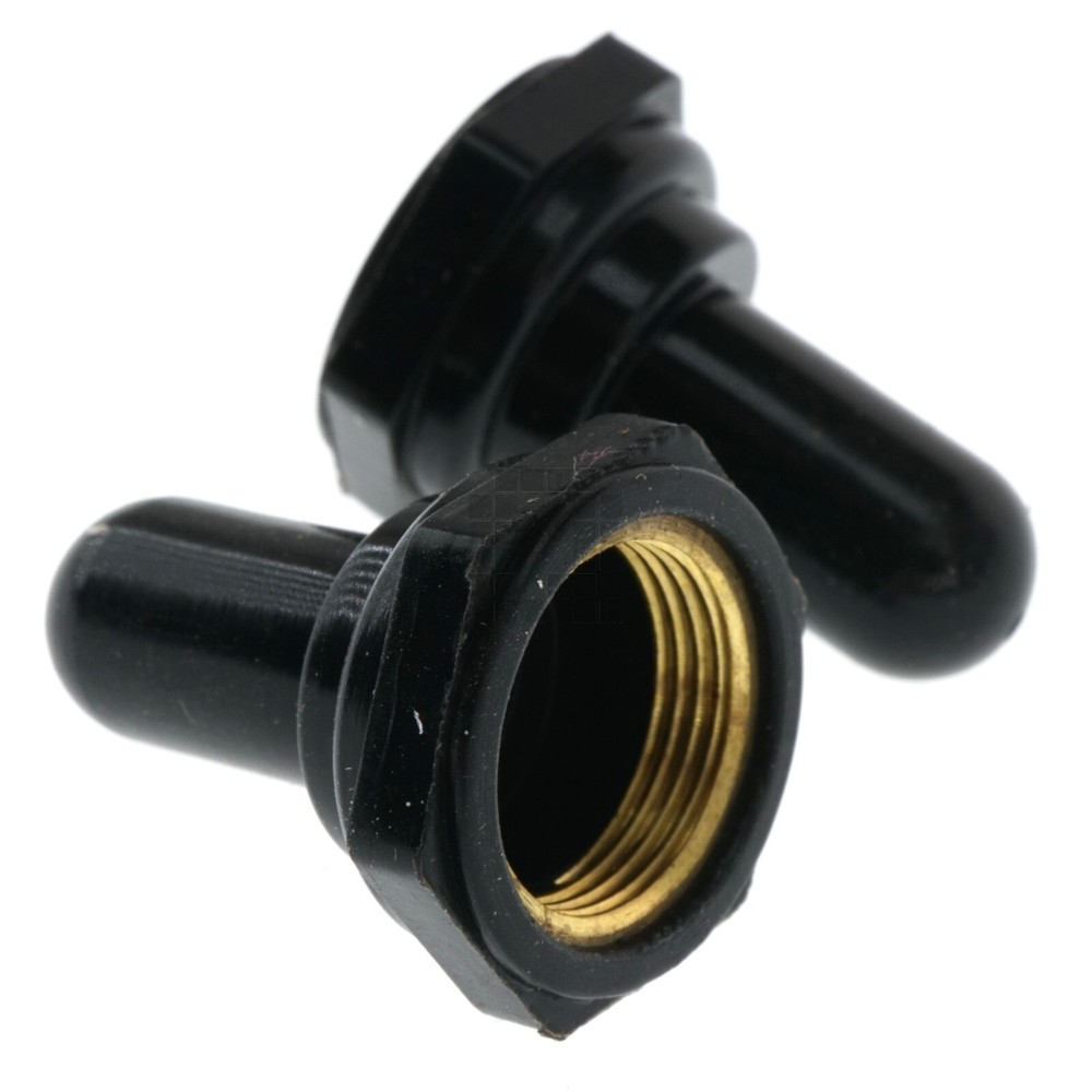 Gardner Bender GSW-20 Black Toggle Switch Cover, 2 Pack, EPDM Rubber